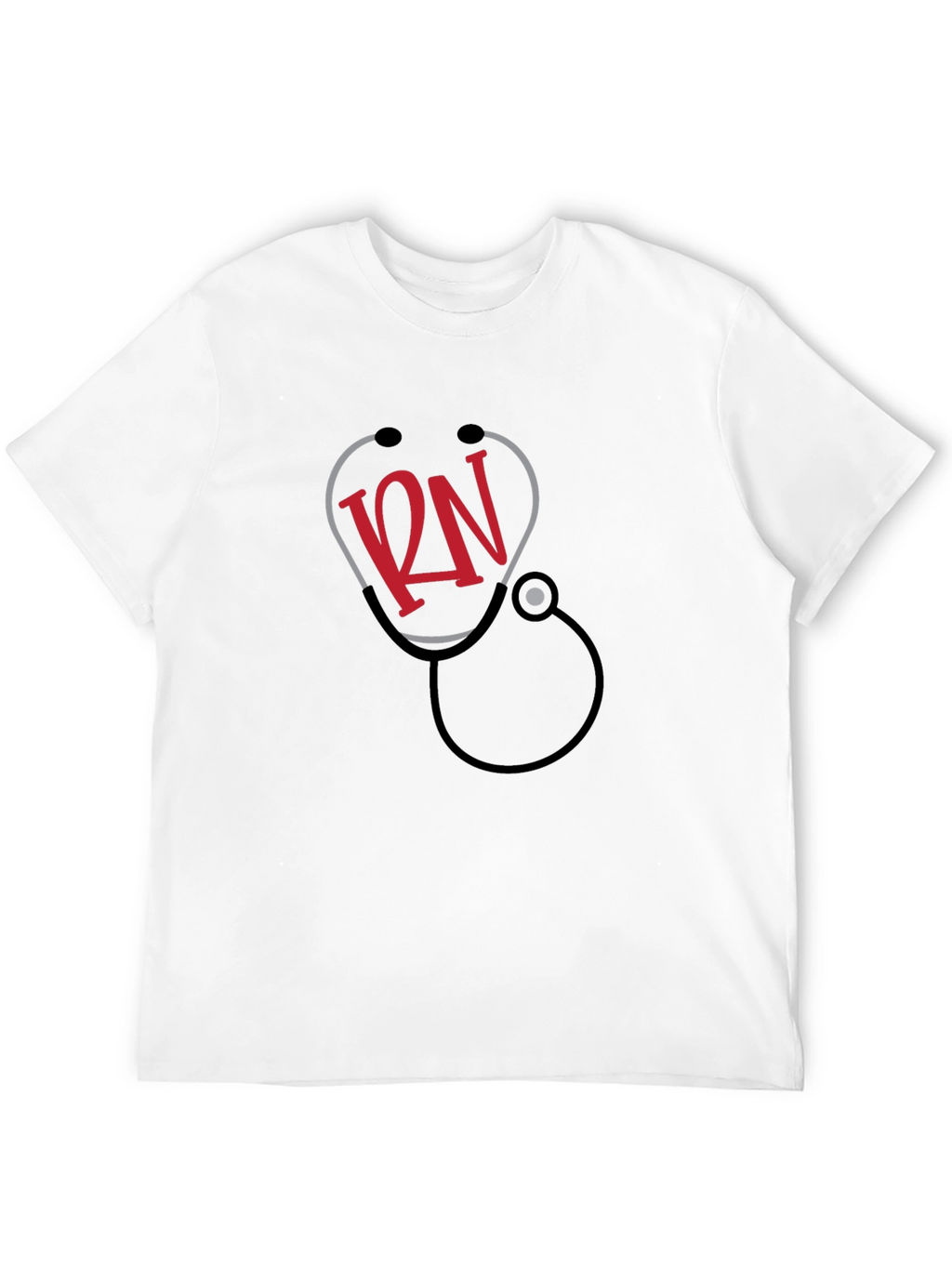 RN Stethoscope T-Shirt - Stylish Nurse Apparel