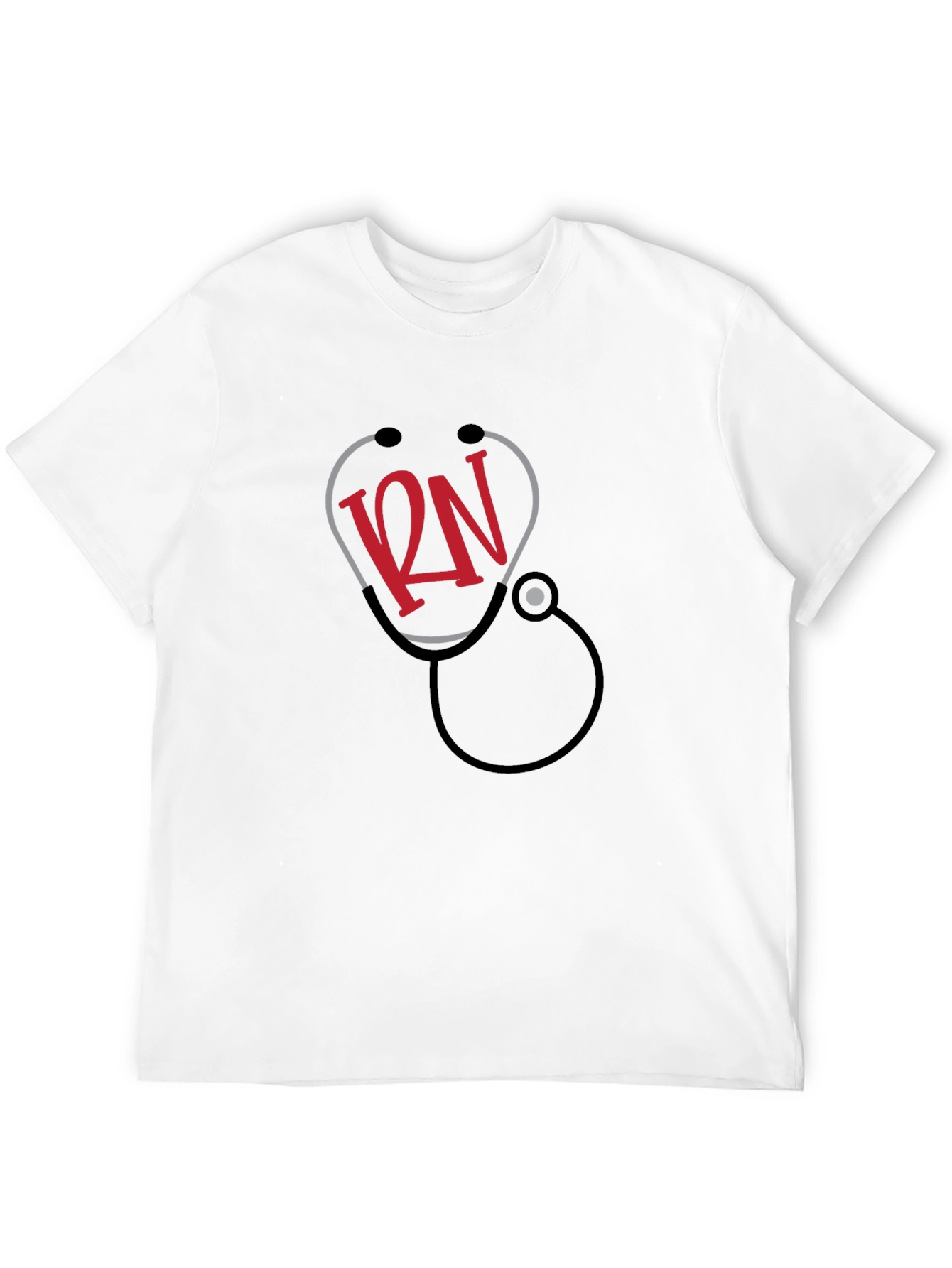 RN Stethoscope T-Shirt - Stylish Nurse Apparel