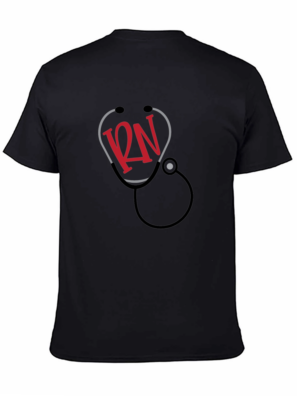 RN Stethoscope T-Shirt - Stylish Nurse Apparel