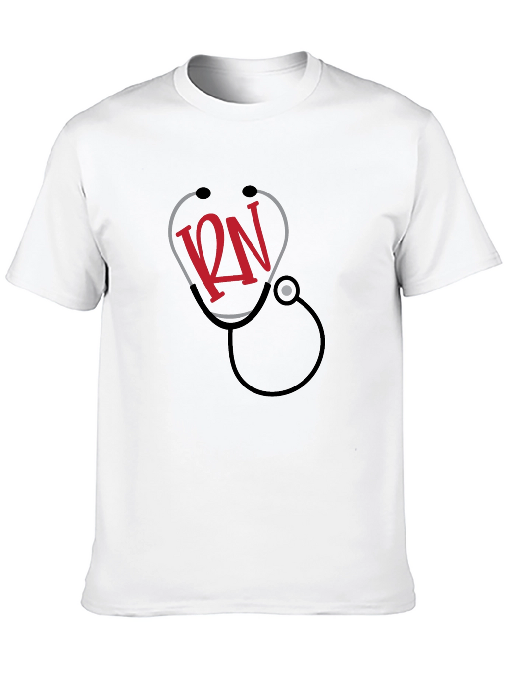 RN Stethoscope T-Shirt - Stylish Nurse Apparel