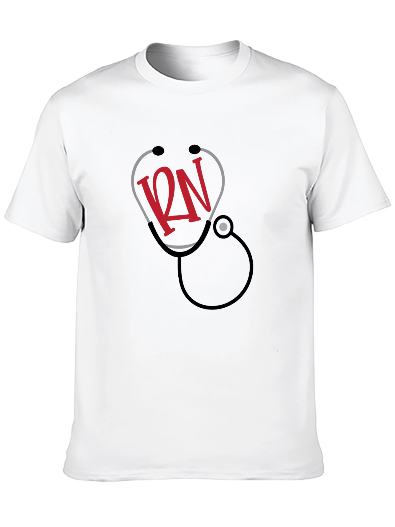 RN Stethoscope T-Shirt - Stylish Nurse Apparel