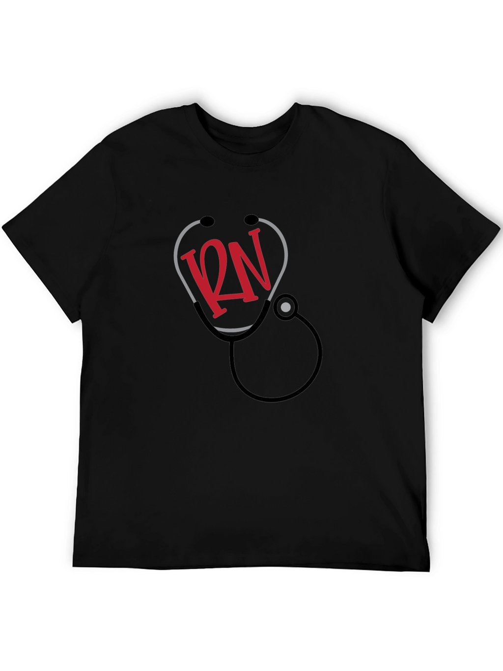 RN Stethoscope T-Shirt - Stylish Nurse Apparel