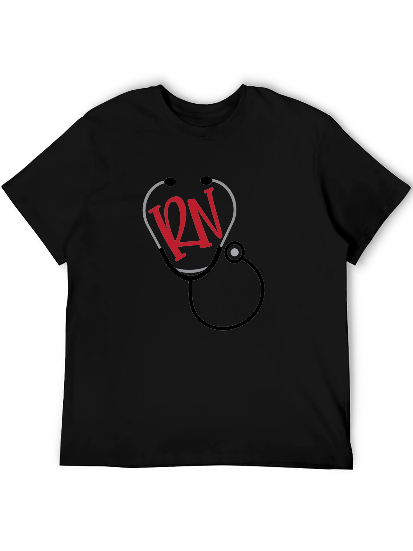 RN Stethoscope T-Shirt - Stylish Nurse Apparel