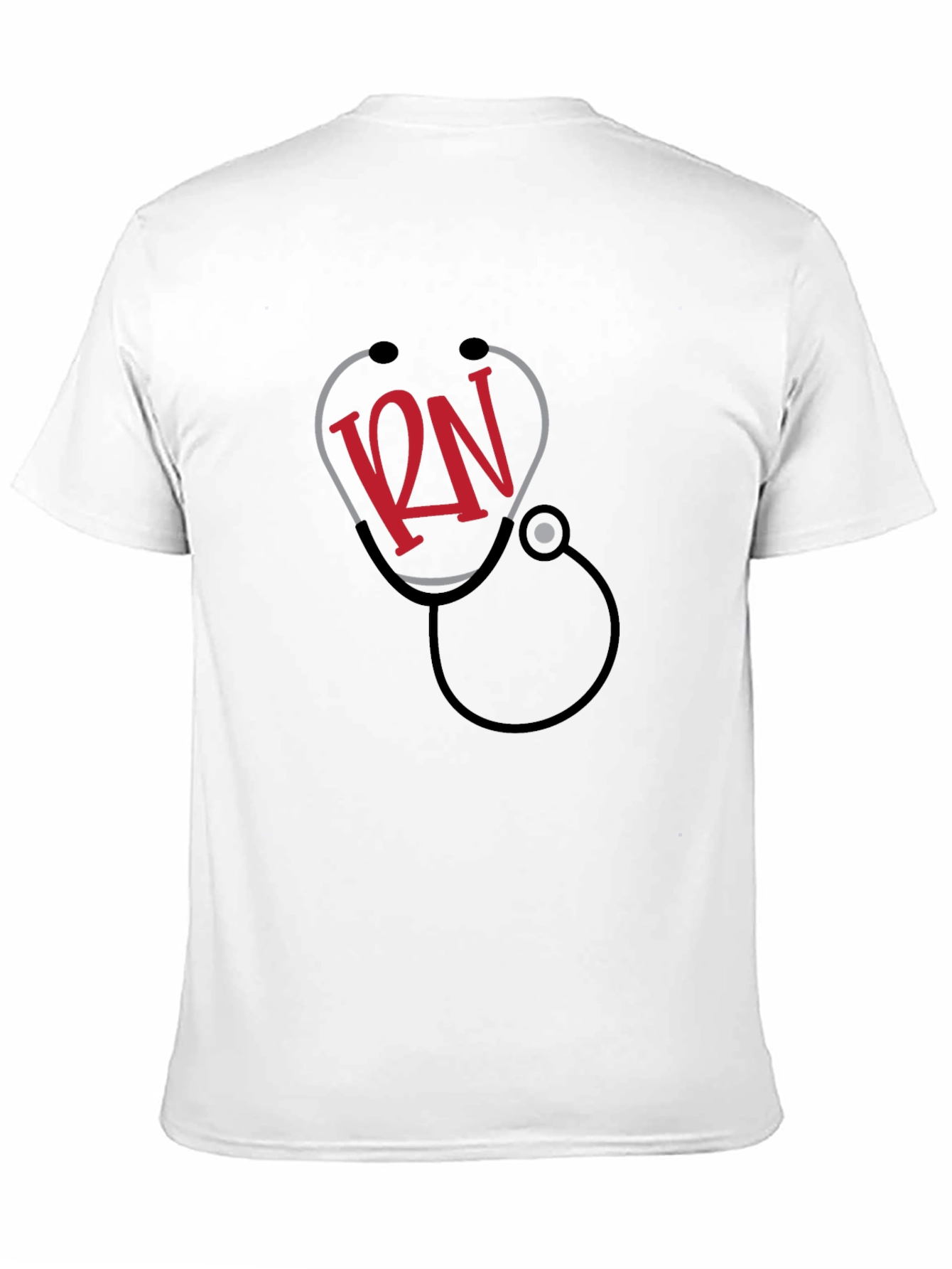 RN Stethoscope T-Shirt - Stylish Nurse Apparel