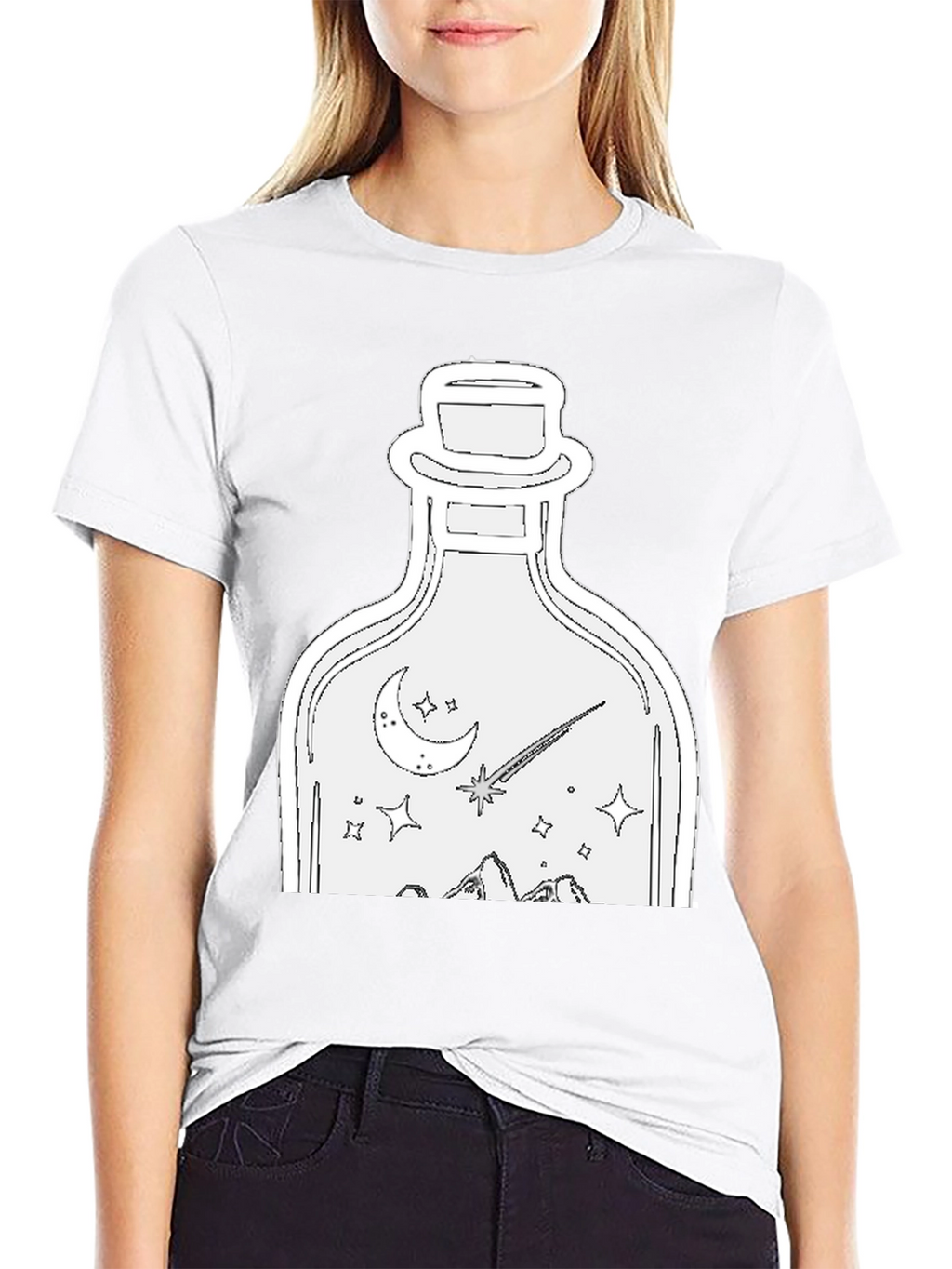 Night Sky Bottle Graphic Tee