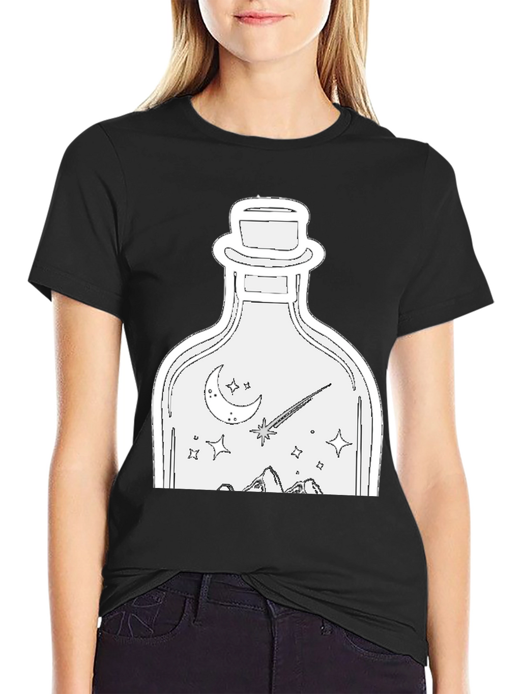 Night Sky Bottle Graphic Tee