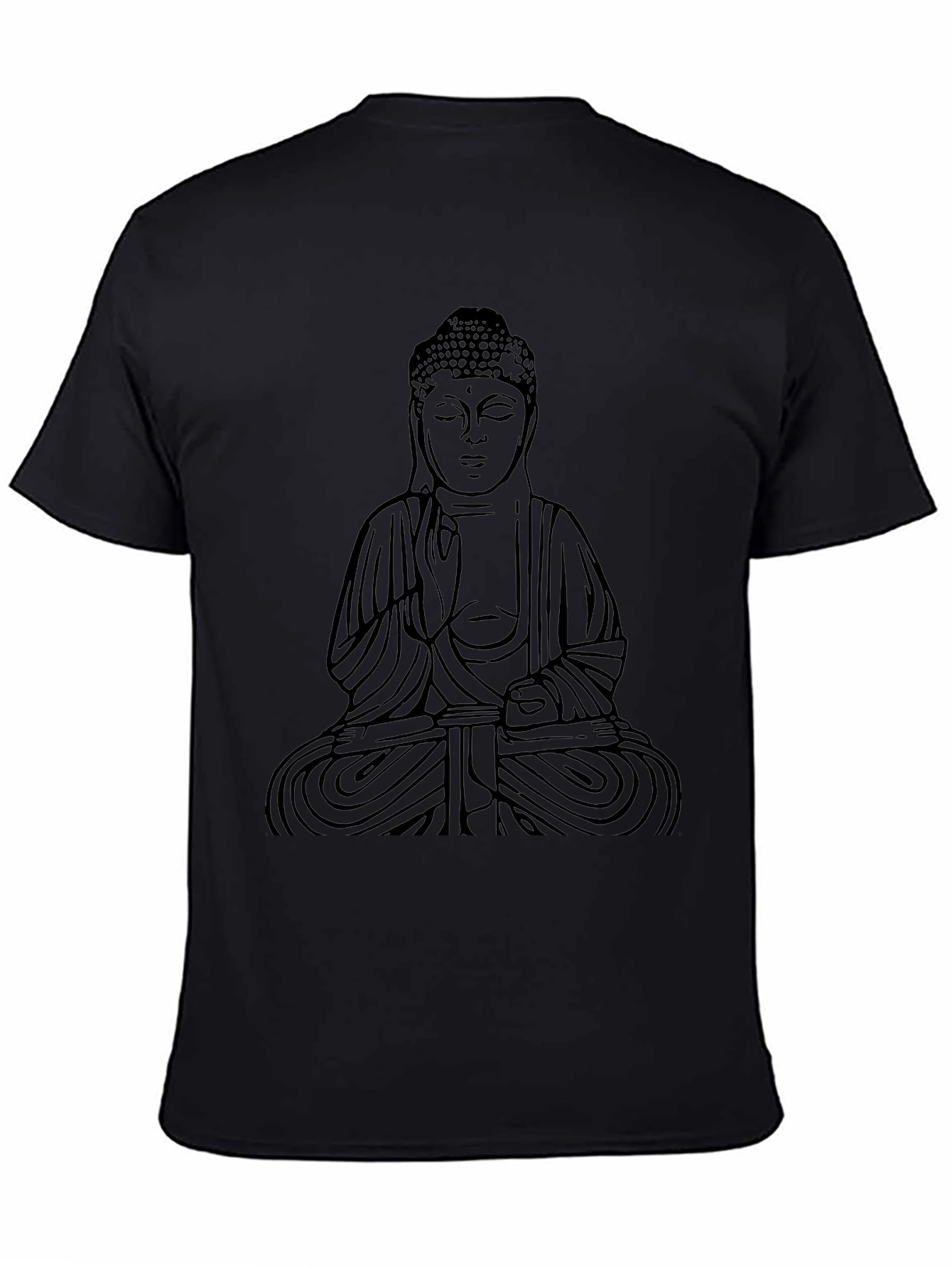 Buddha Graphic Black T-Shirt
