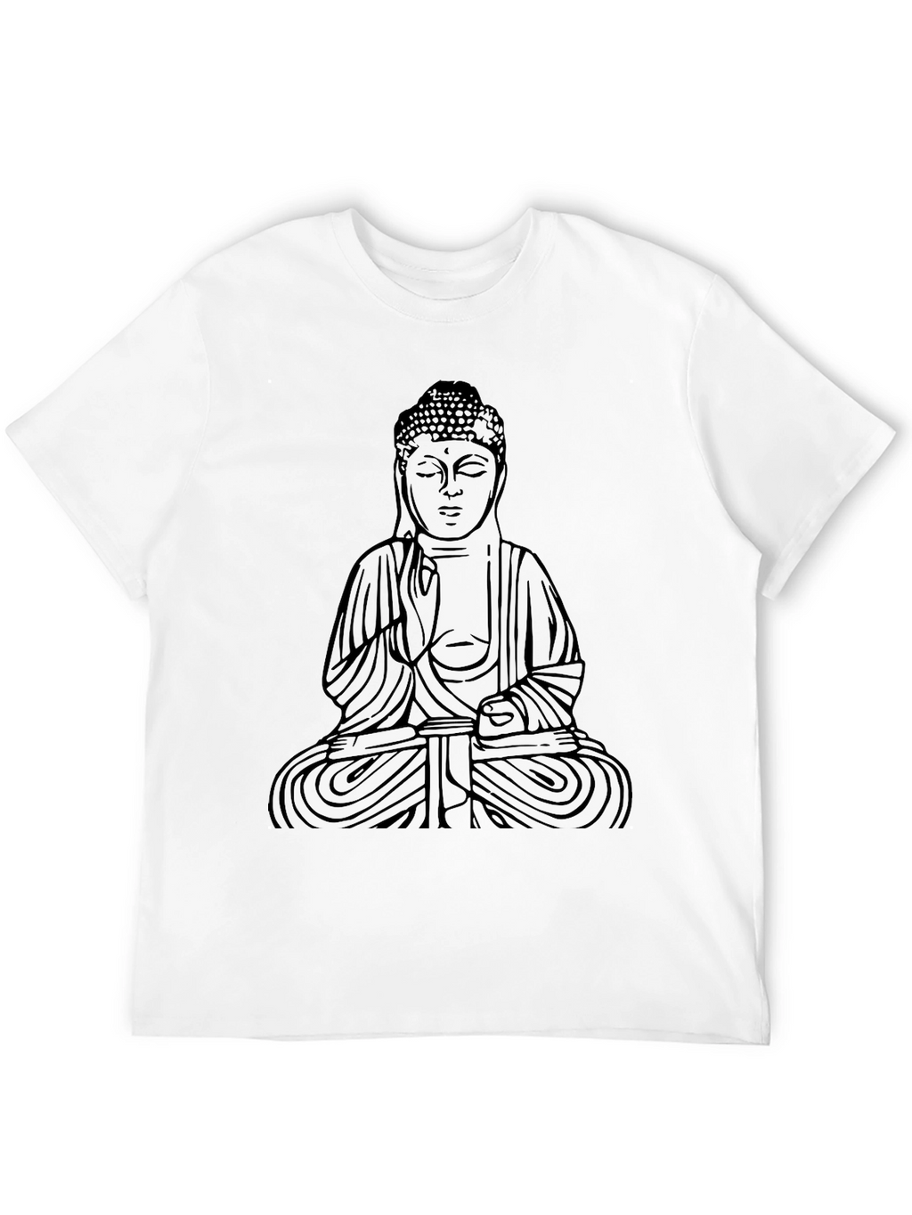 Buddha Graphic Black T-Shirt