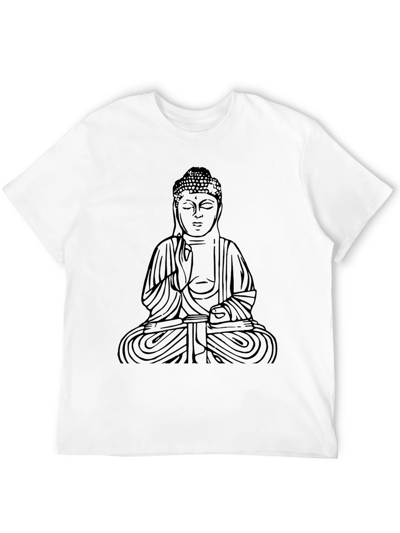 Buddha Graphic Black T-Shirt