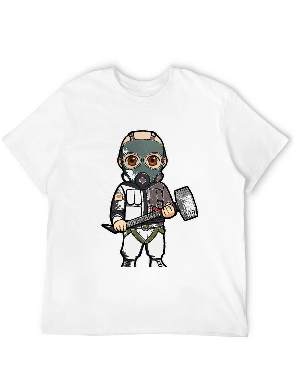 Rukemduker Cartoon Graphic Tee - Black