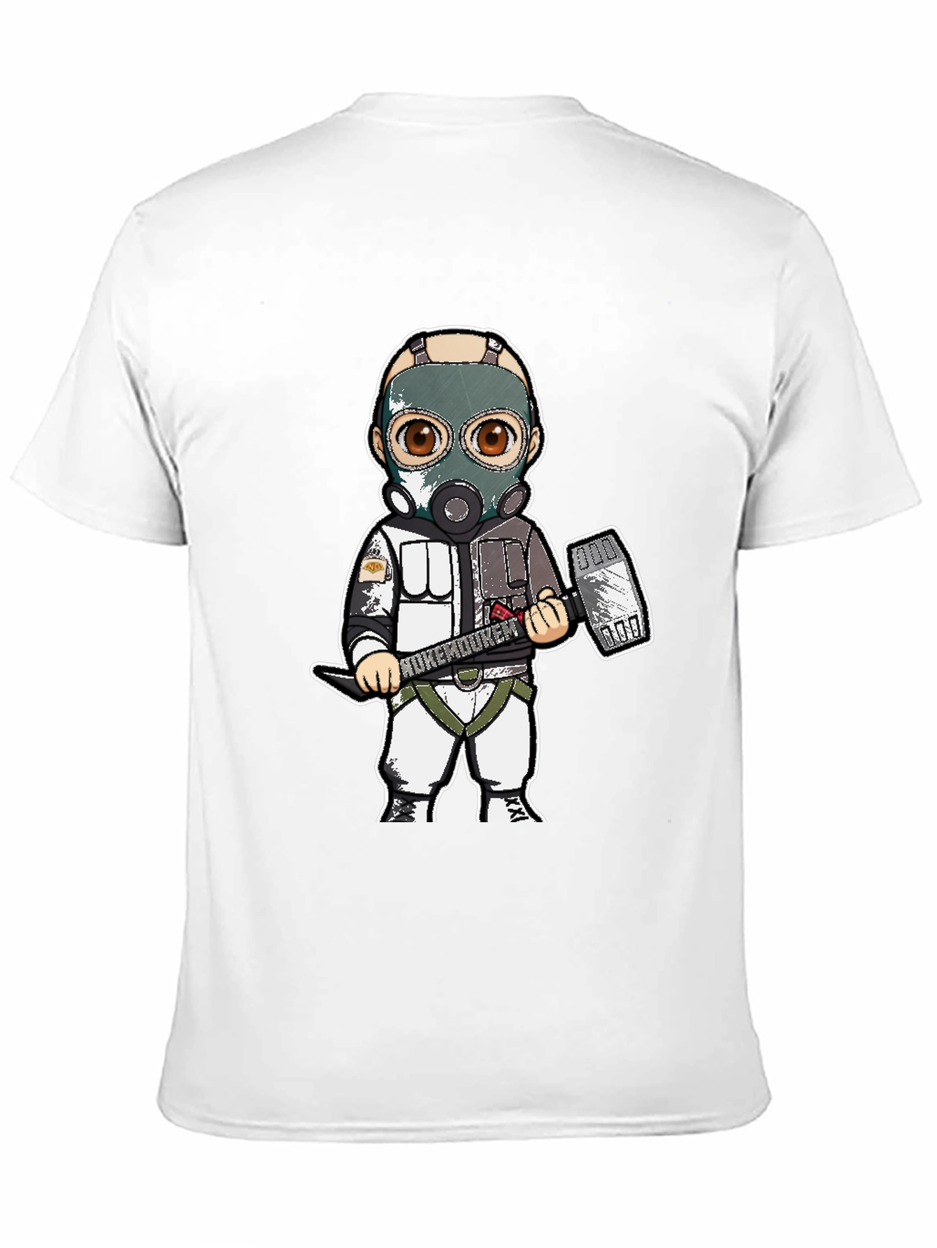 Rukemduker Cartoon Graphic Tee - Black