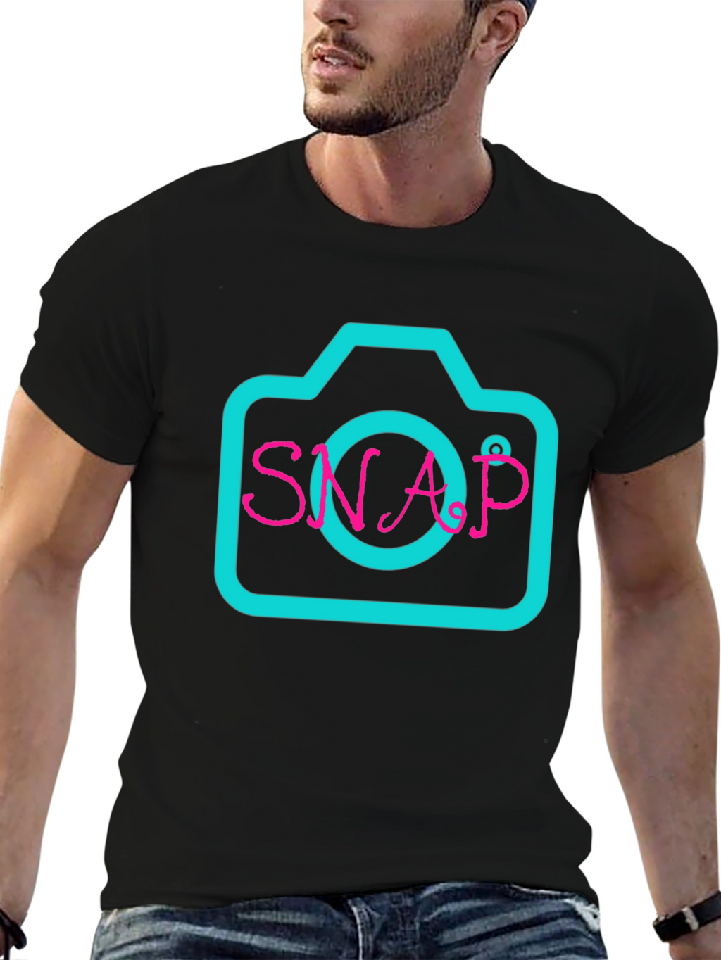 Retro Camera Graphic Tee -  SNAP Design