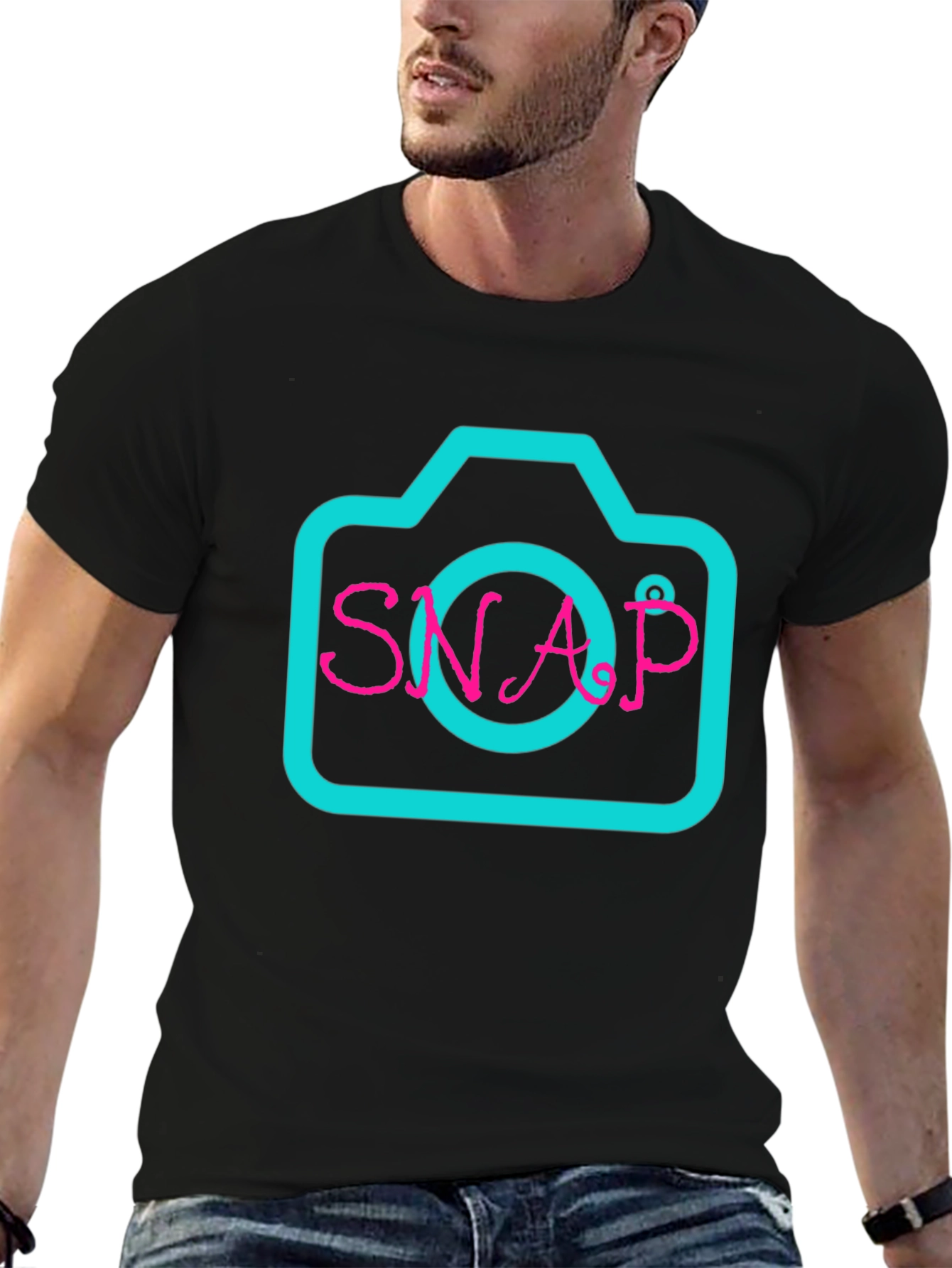 Retro Camera Graphic Tee -  SNAP Design