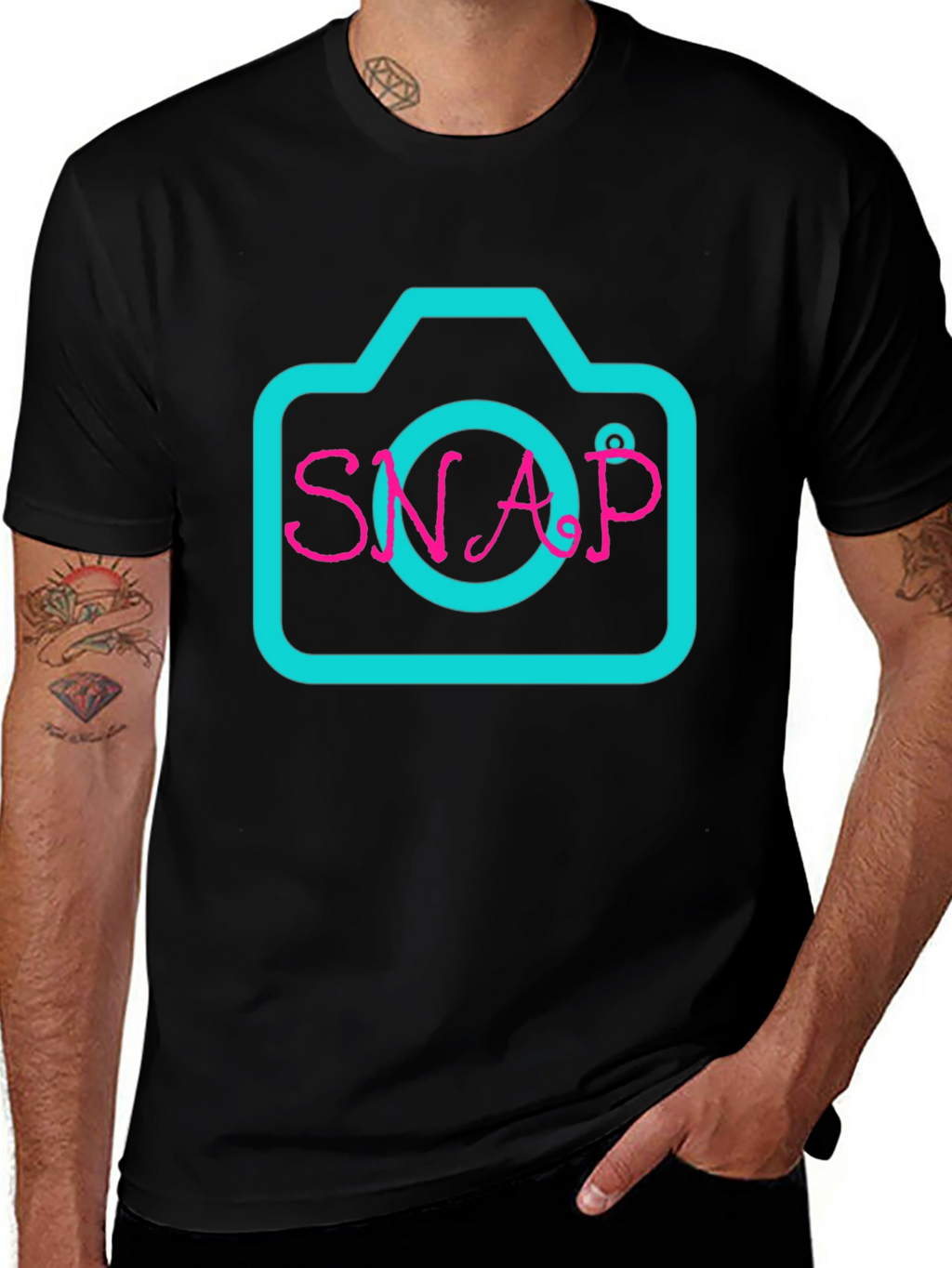Retro Camera Graphic Tee -  SNAP Design