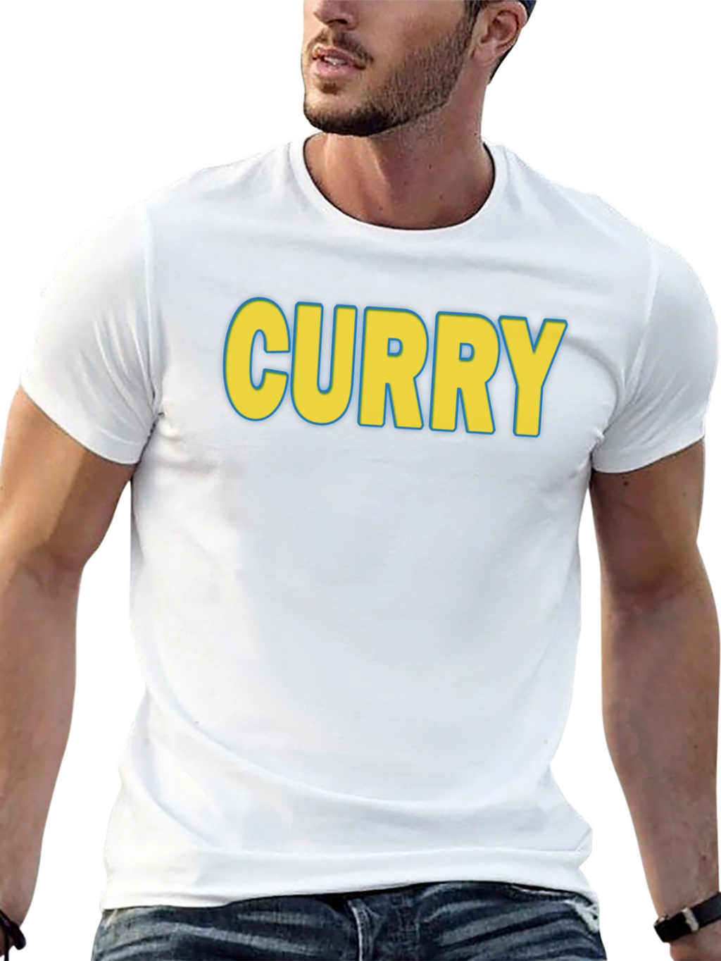 Curry Graphic T-Shirt - Stylish Fan Apparel