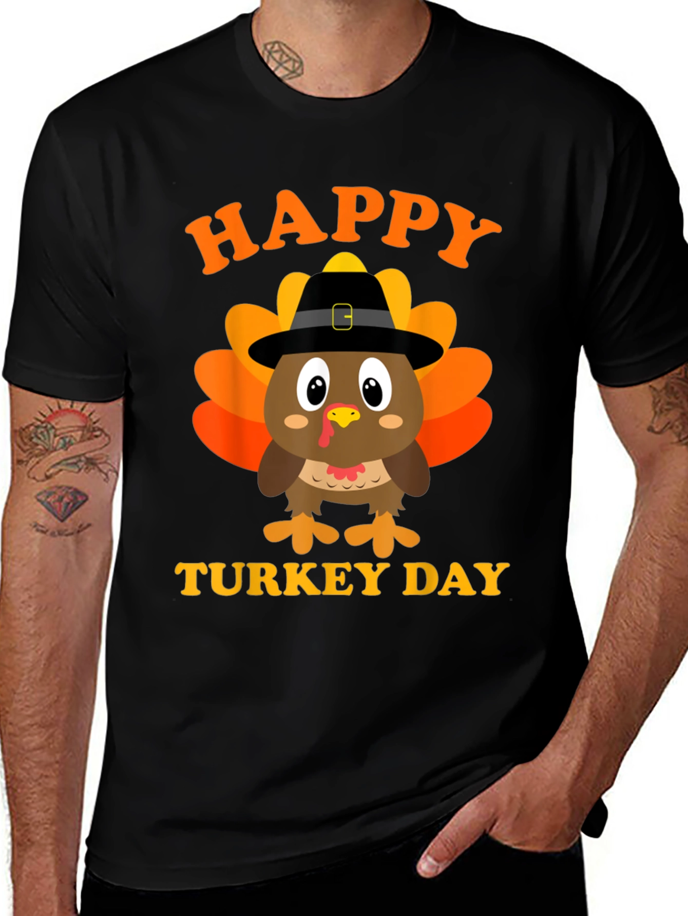 Happy Turkey Day Graphic Tee