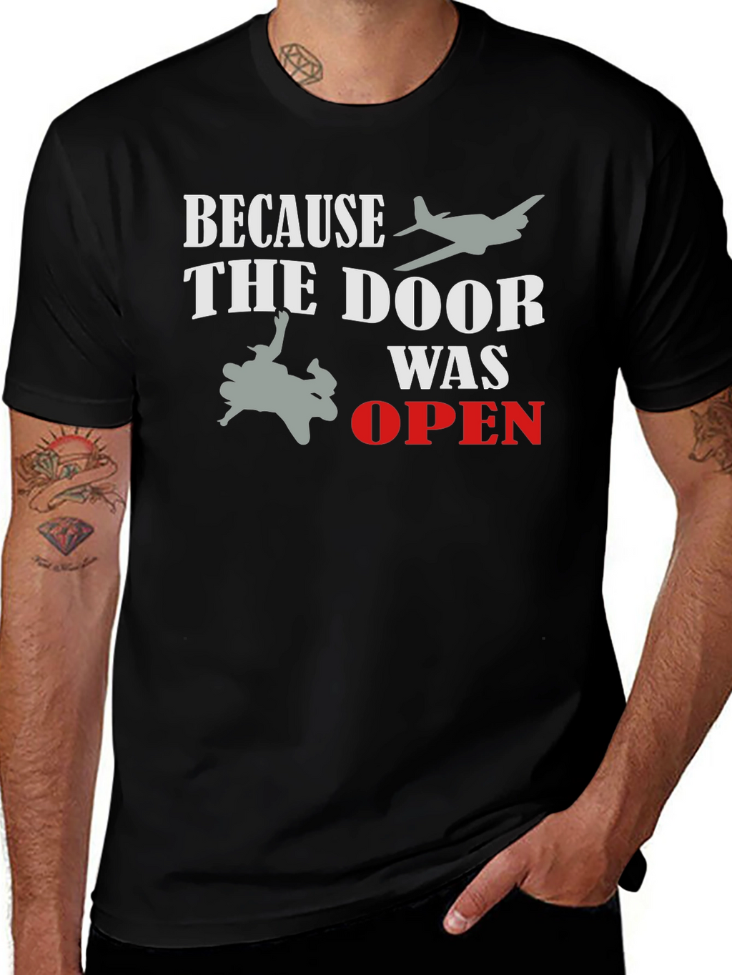 Because the Door Was Open T-Shirt