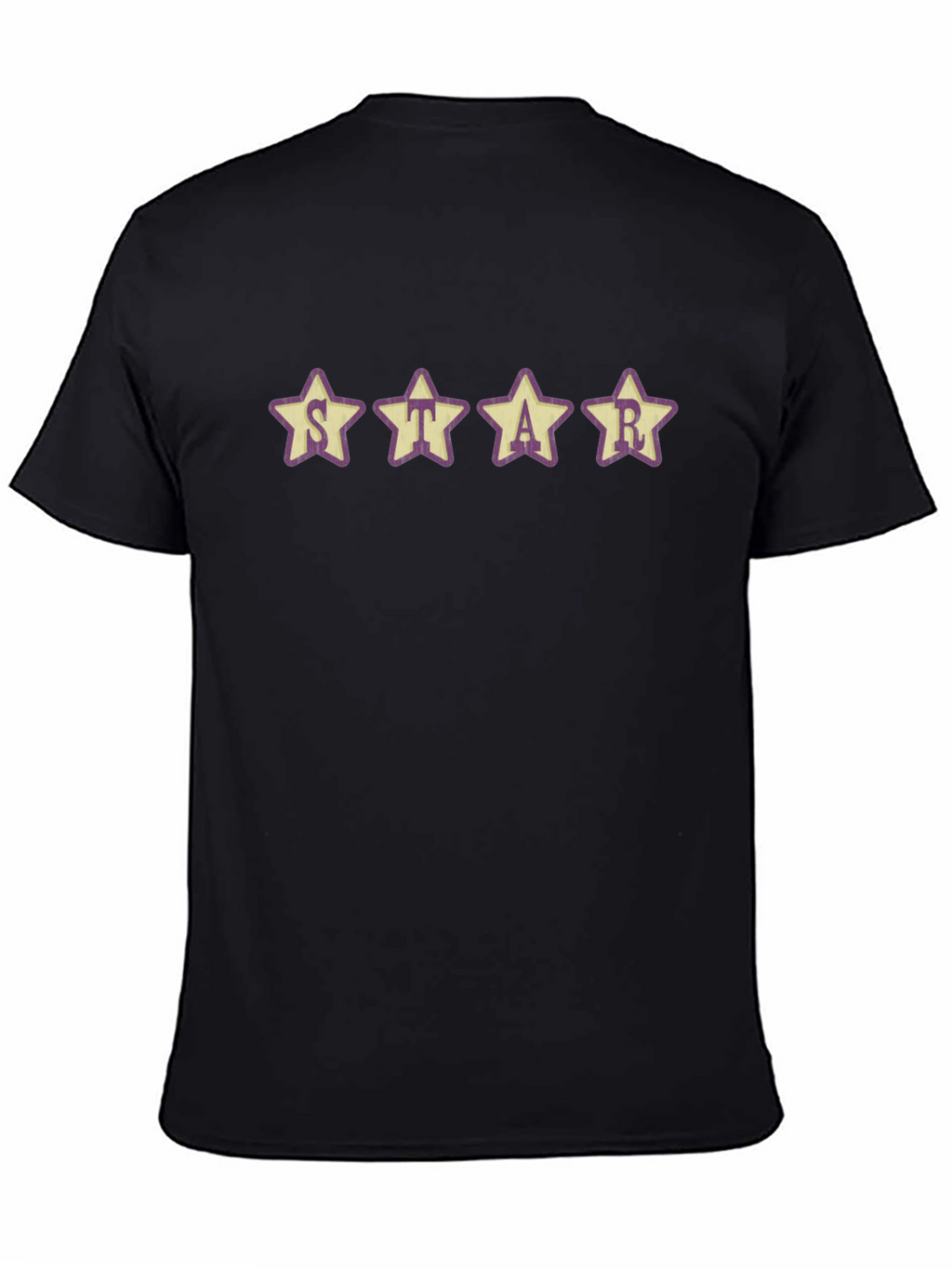 Star Graphic T-Shirt - Casual Crew Neck Tee