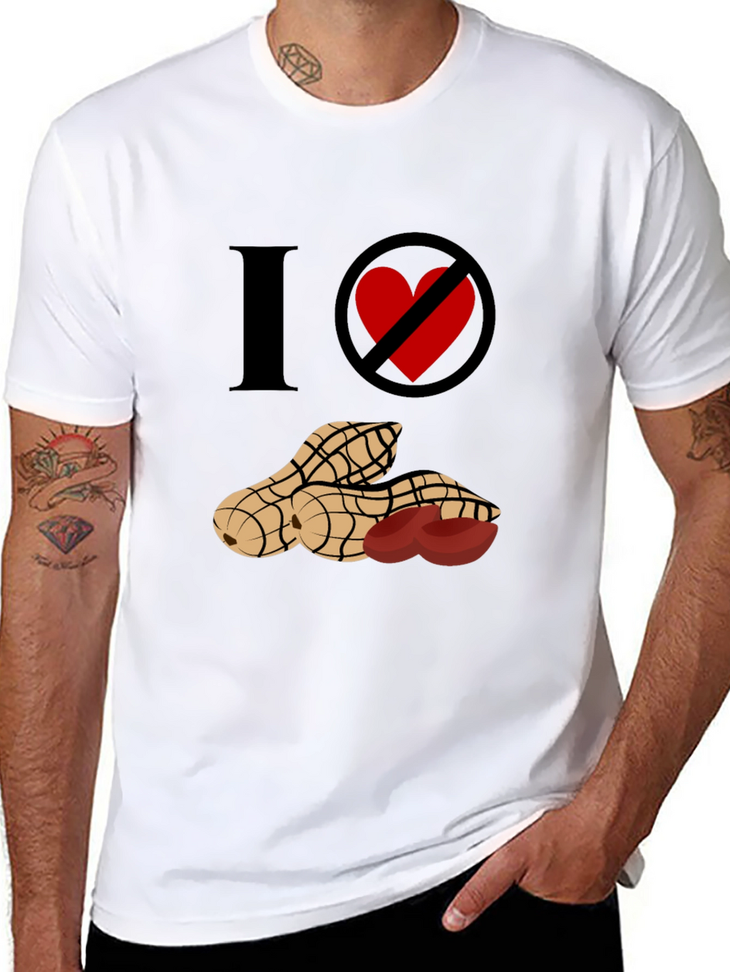 I No Love Peanuts T-Shirt