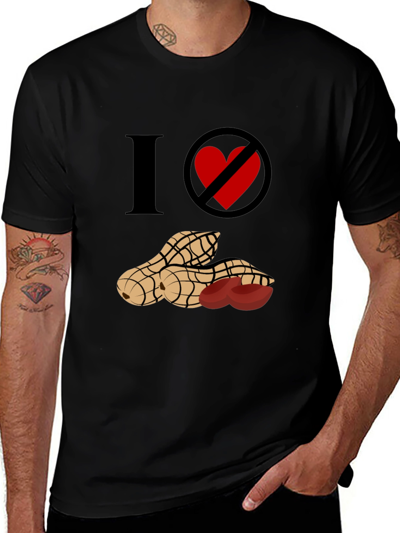 I No Love Peanuts T-Shirt
