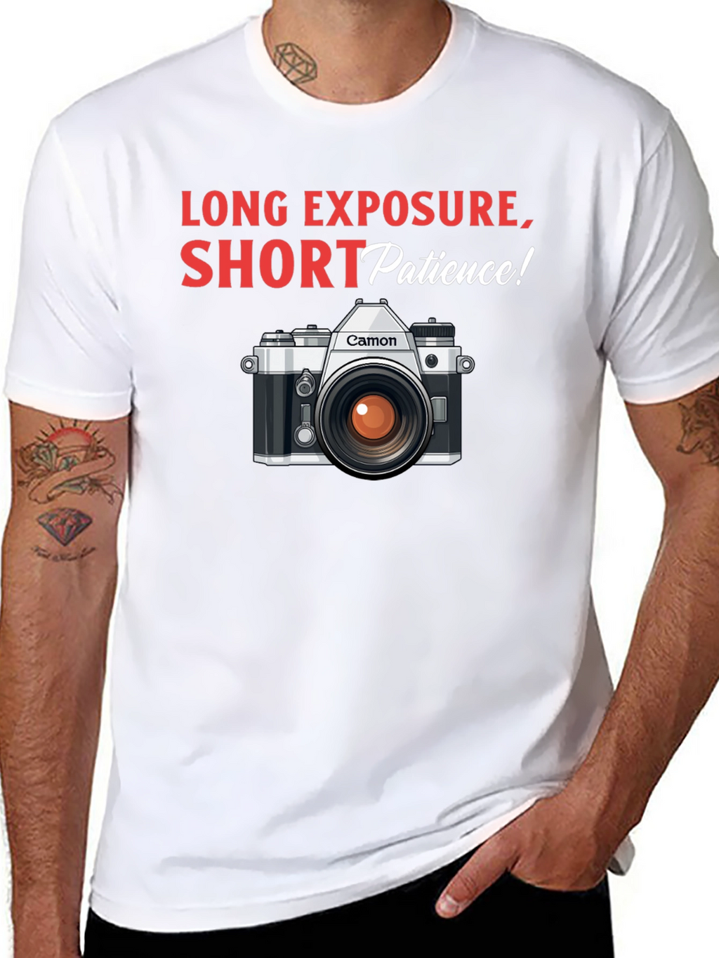 Long Exposure Short Patience - Photography T-Shirt