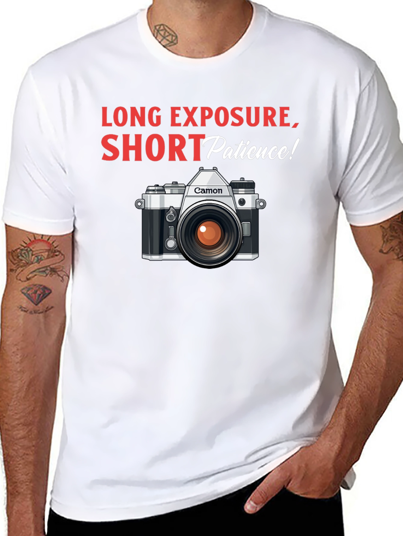 Long Exposure Short Patience - Photography T-Shirt