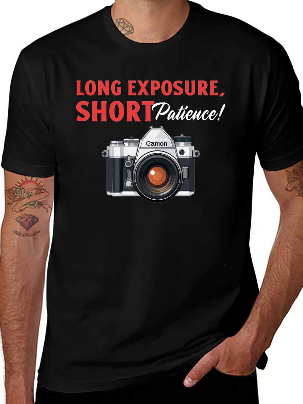 Long Exposure Short Patience - Photography T-Shirt