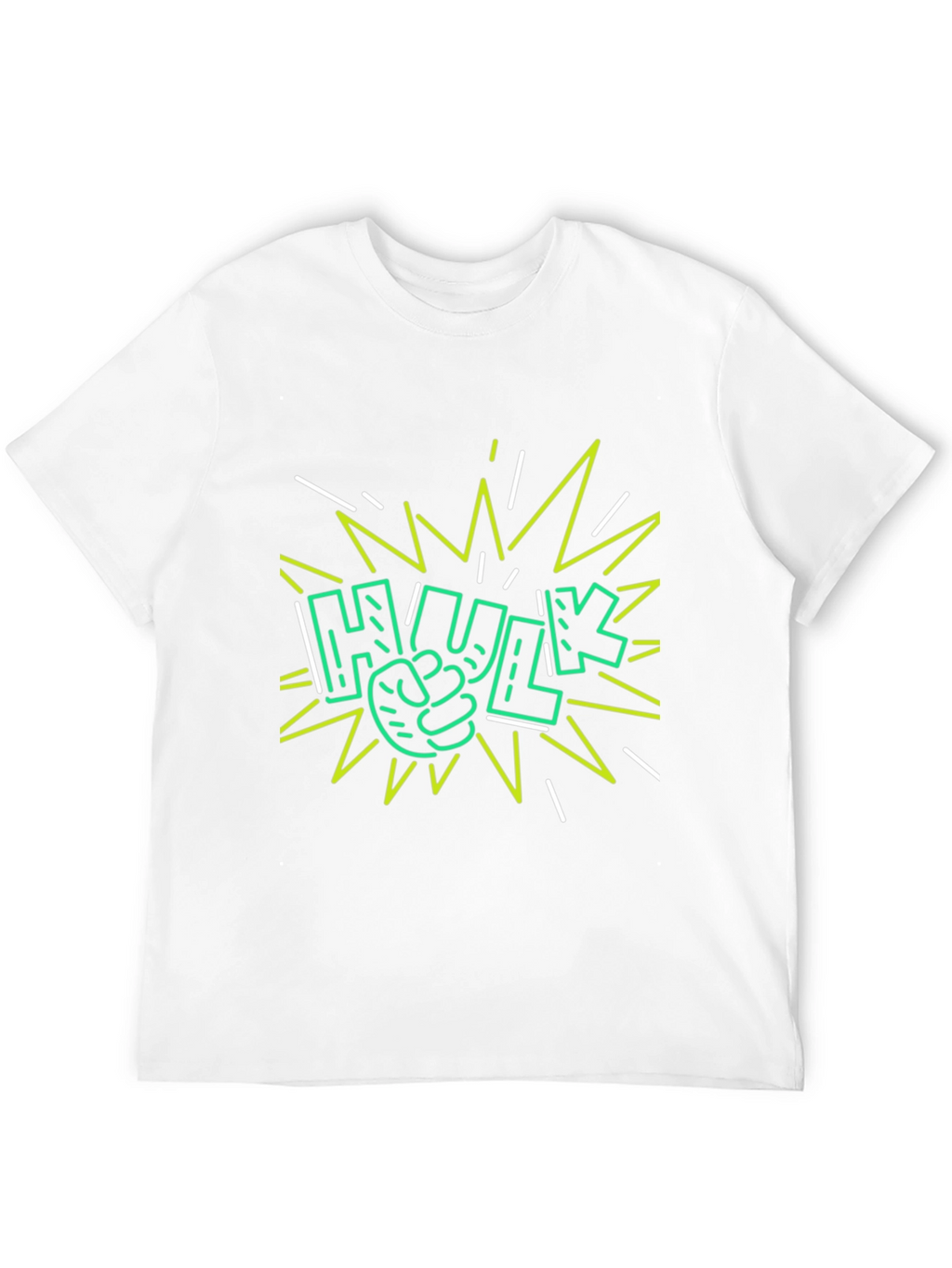 Hulk Fist Graphic Black T-Shirt - Mens