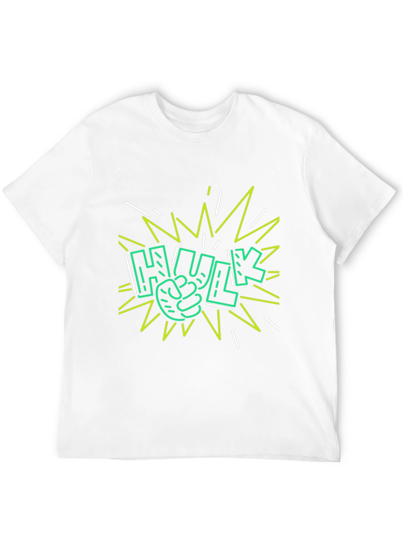 Hulk Fist Graphic Black T-Shirt - Mens