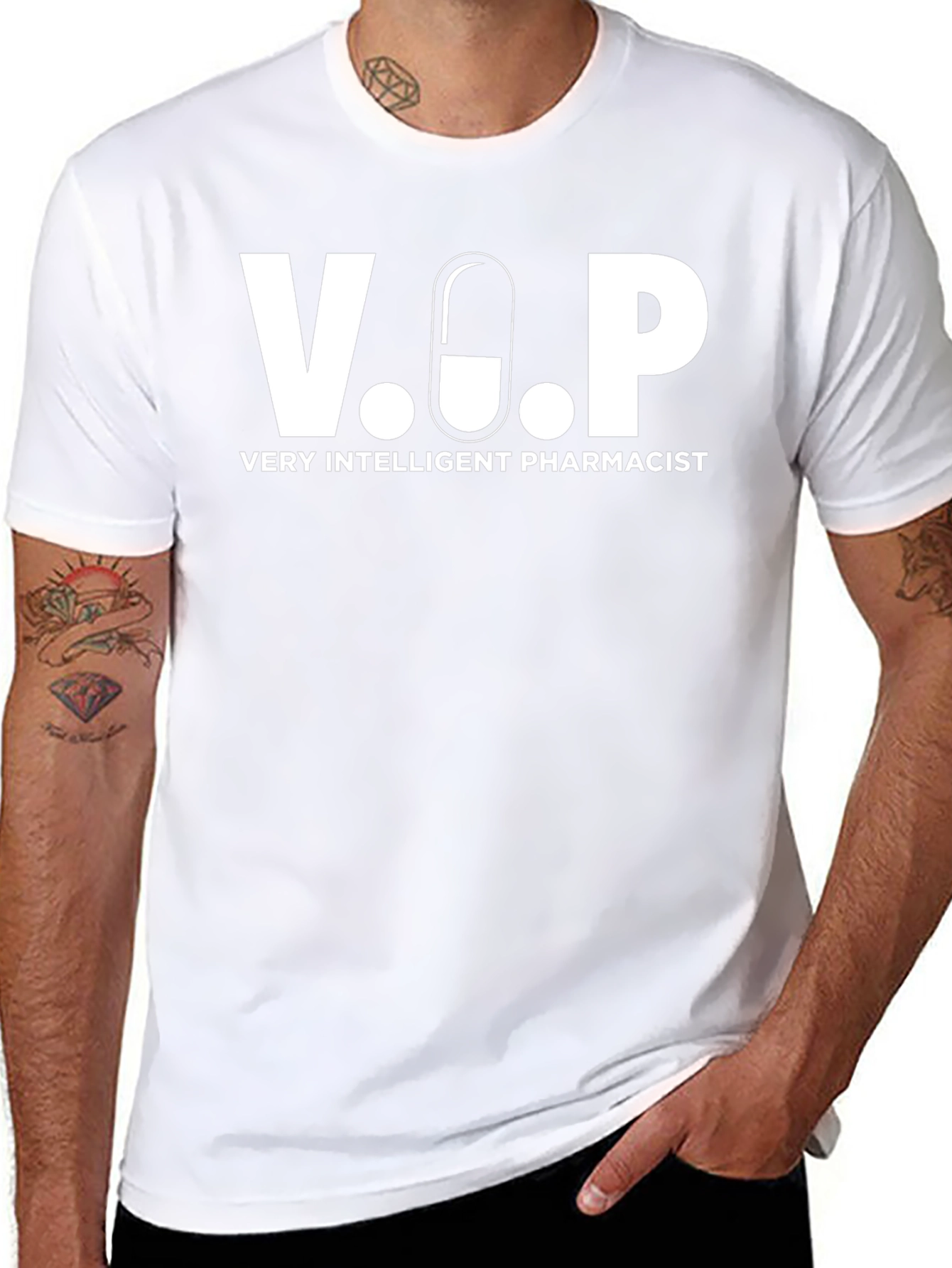 VIP Very Intelligent Pharmacist Graphic T-Shirt