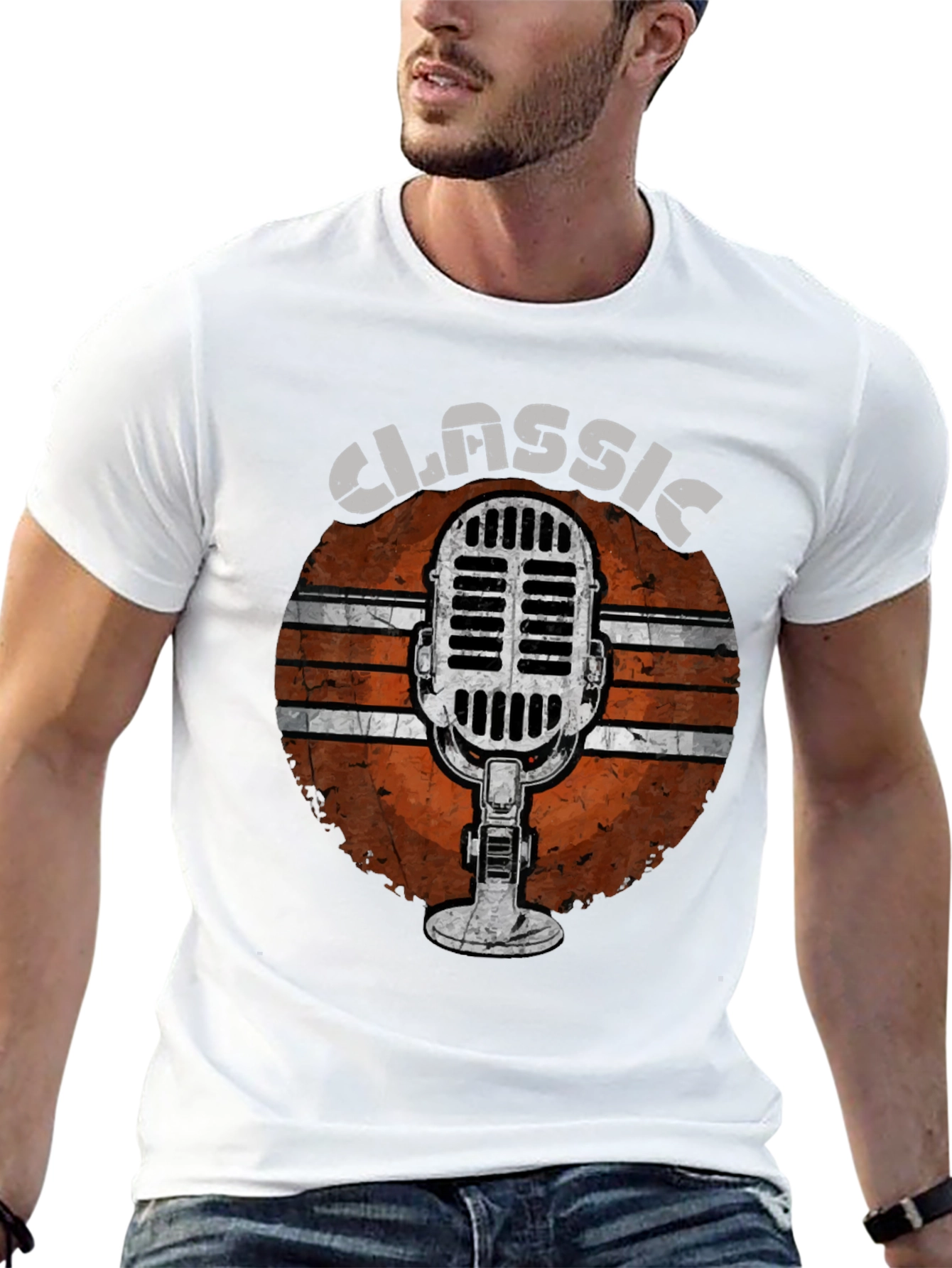 Classic Microphone Graphic Tee