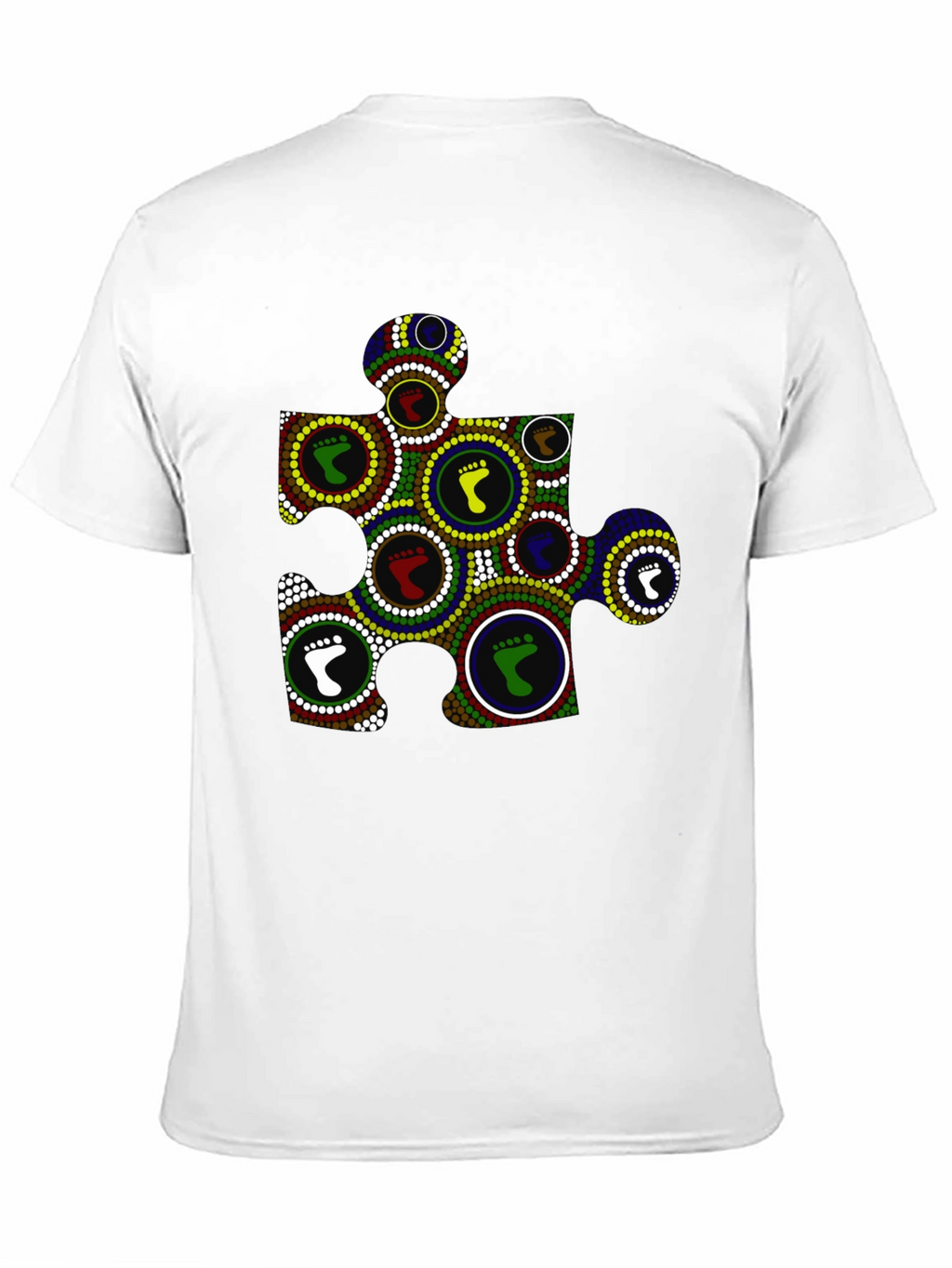 Puzzle Piece Footprint Tee