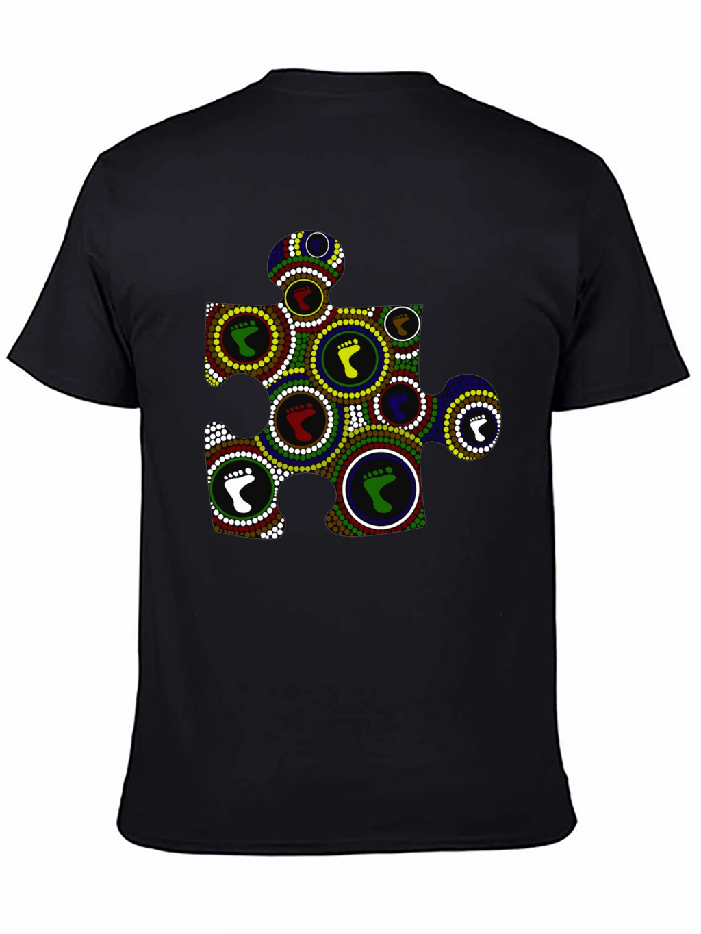 Puzzle Piece Footprint Tee