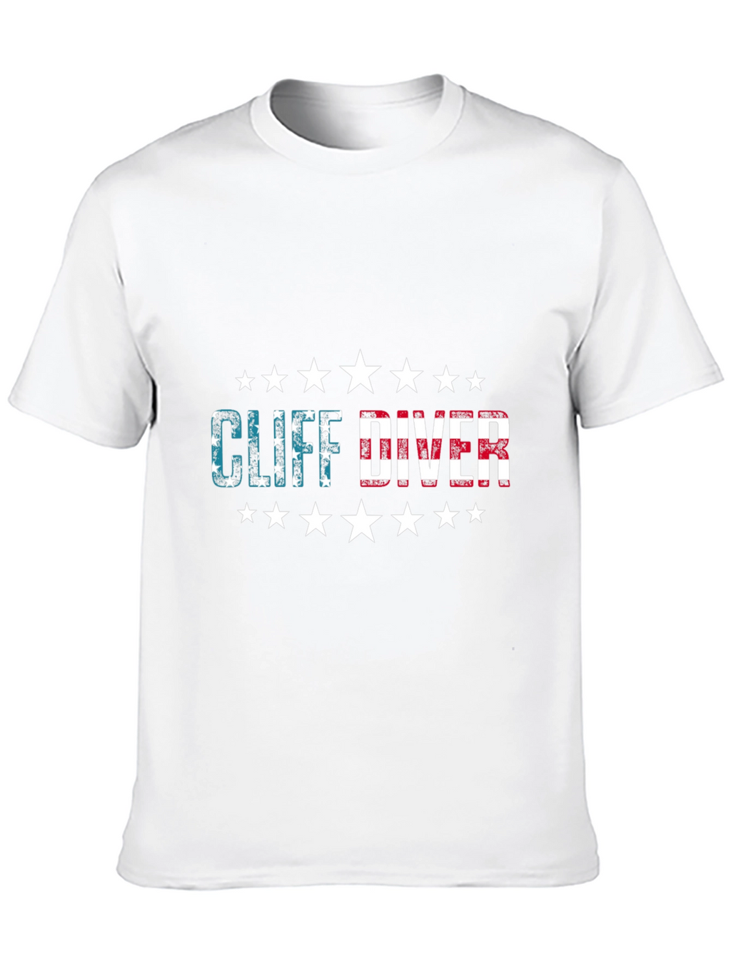 Cliff Diver T-Shirt - Patriotic Design