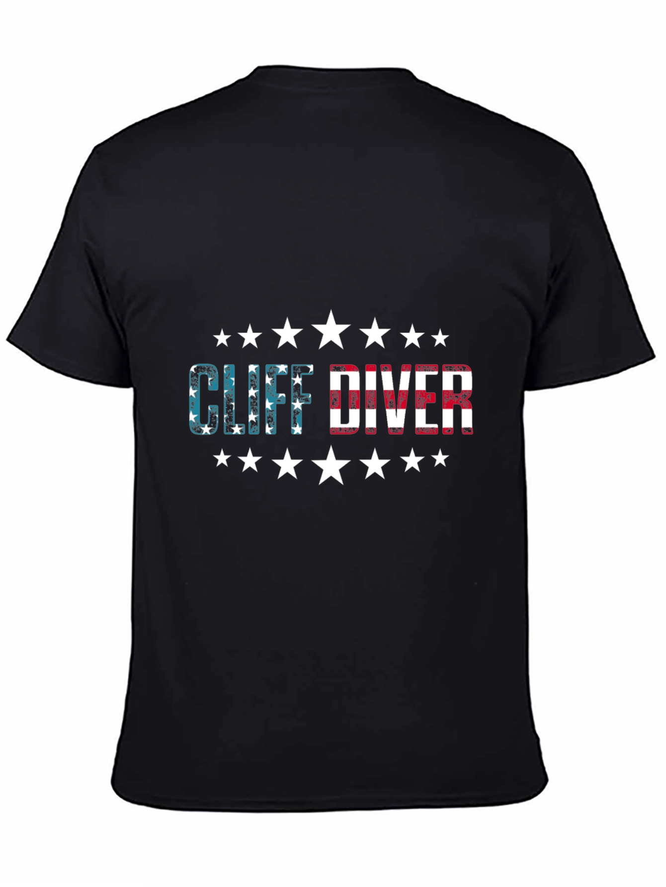 Cliff Diver T-Shirt - Patriotic Design