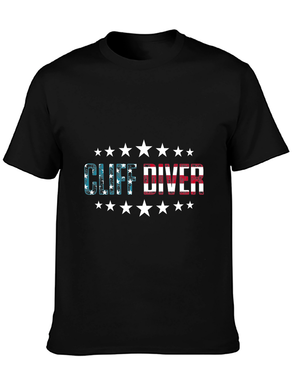 Cliff Diver T-Shirt - Patriotic Design