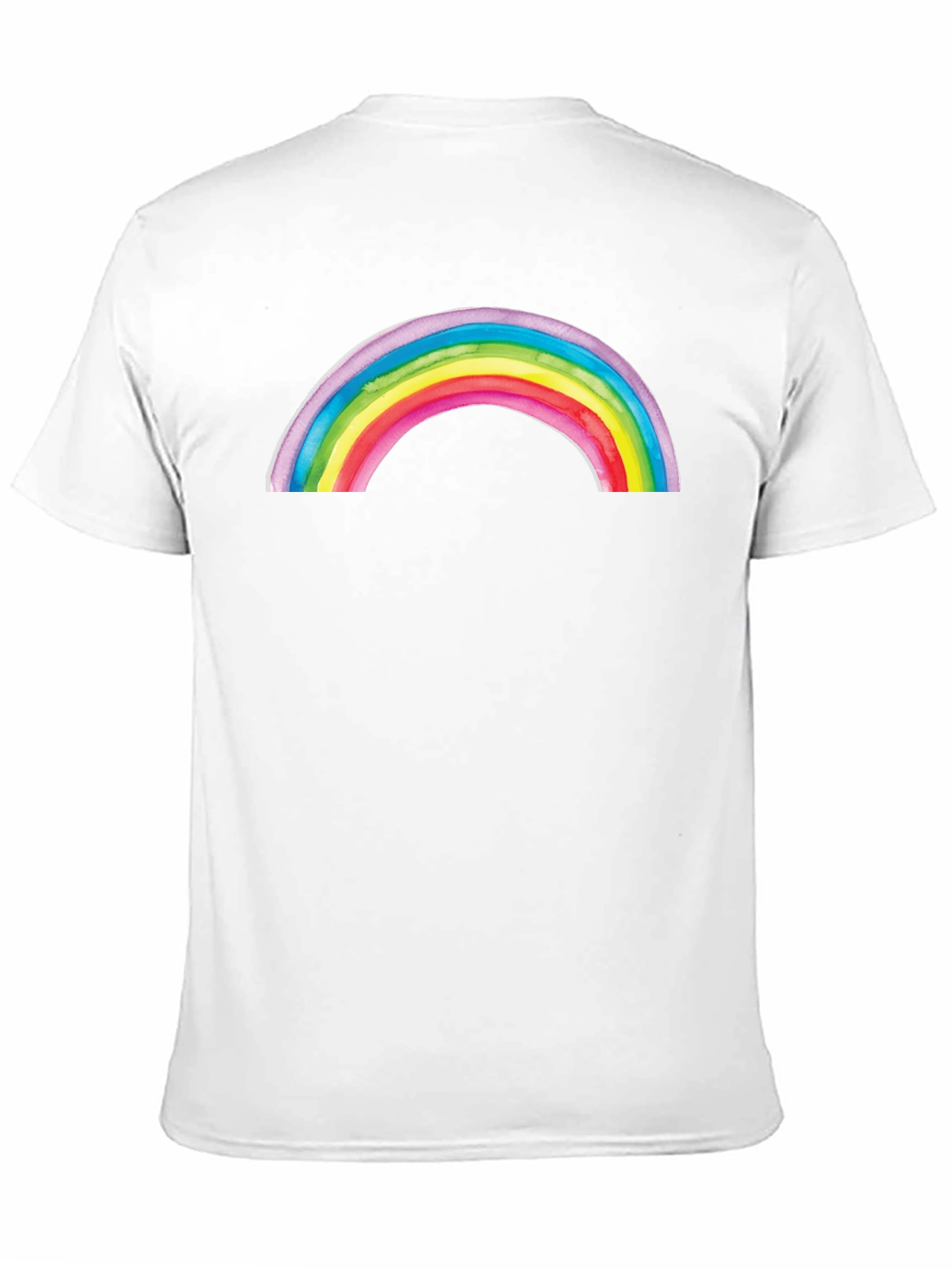 Rainbow Graphic Black T-Shirt