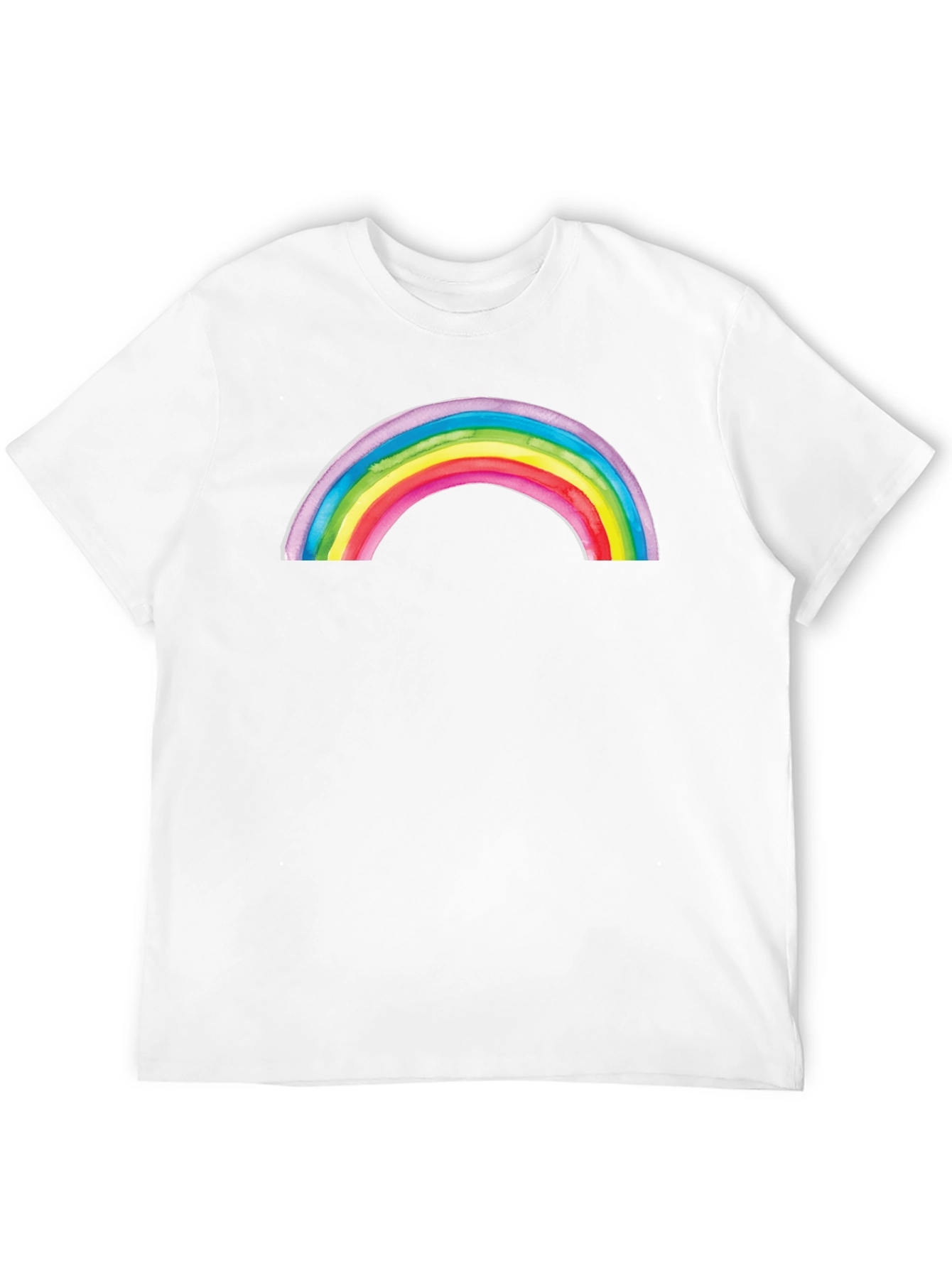 Rainbow Graphic Black T-Shirt