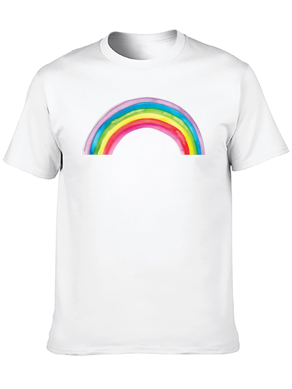 Rainbow Graphic Black T-Shirt
