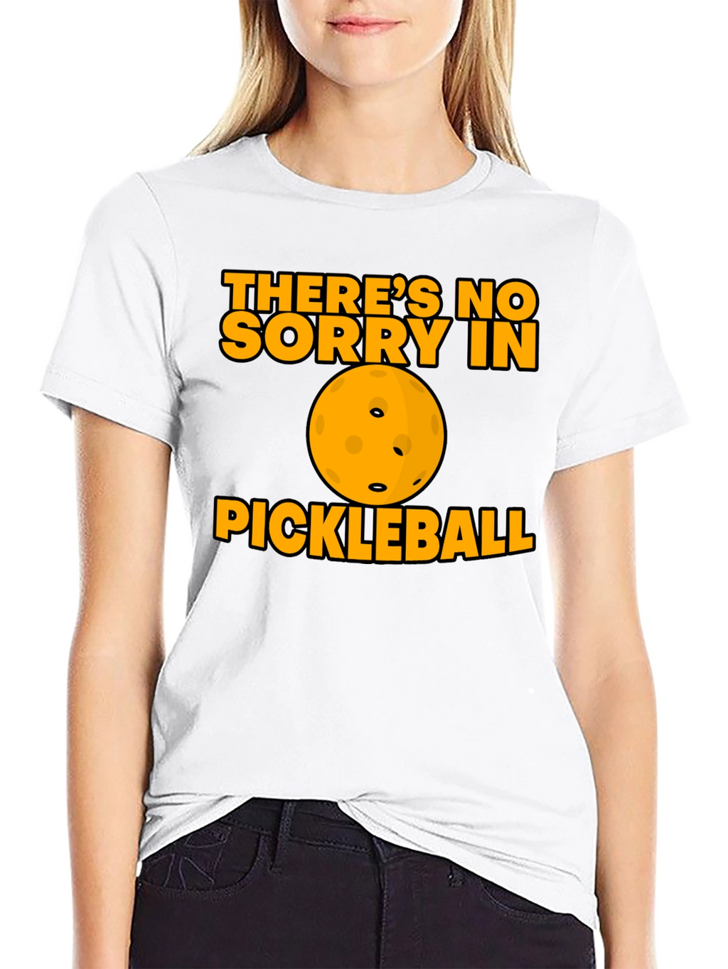 Funny Pickleball T-Shirt - No Sorry