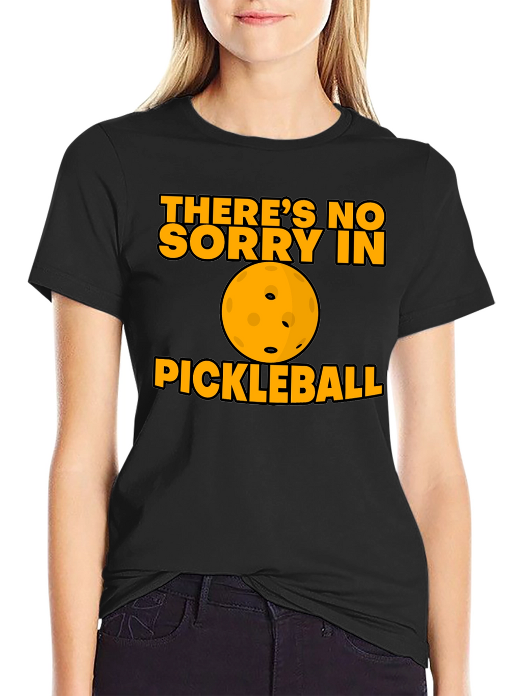 Funny Pickleball T-Shirt - No Sorry