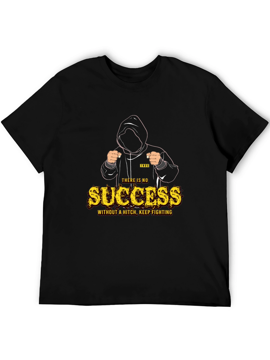 Motivational Success Graphic Print Tee