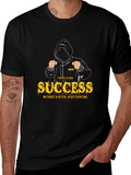 Motivational Success Graphic Print Tee