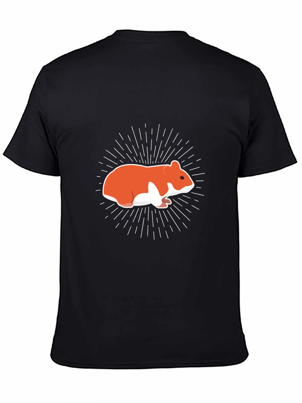 Hamster Graphic Tee - Mens Black T-Shirt