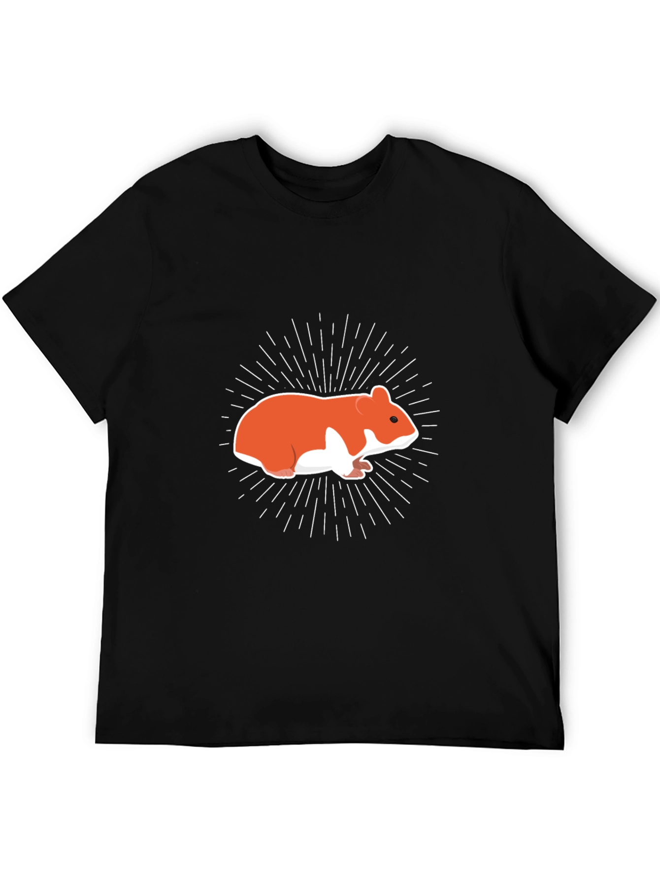 Hamster Graphic Tee - Mens Black T-Shirt