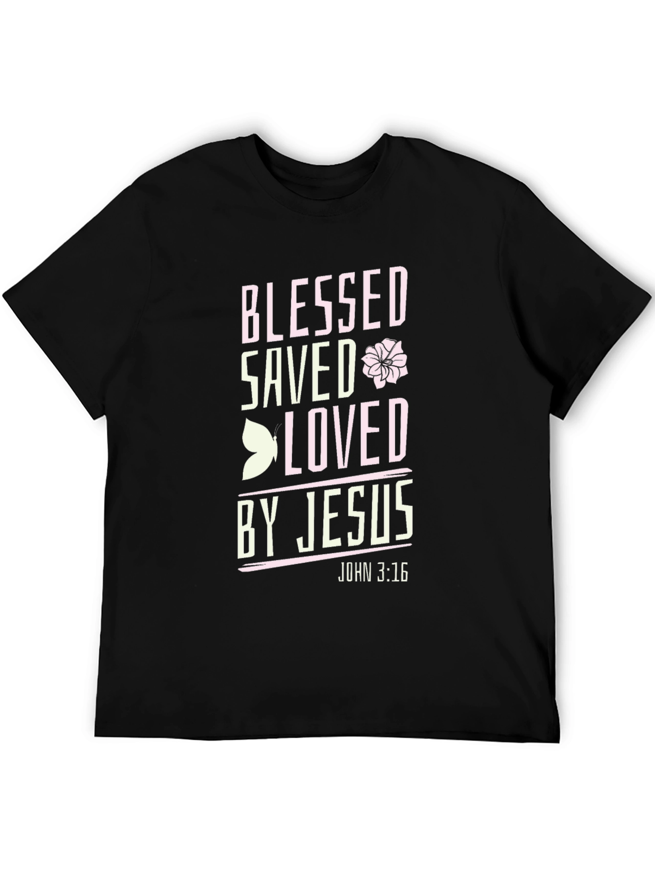 Blessed Saved Loved by Jesus T-Shirt