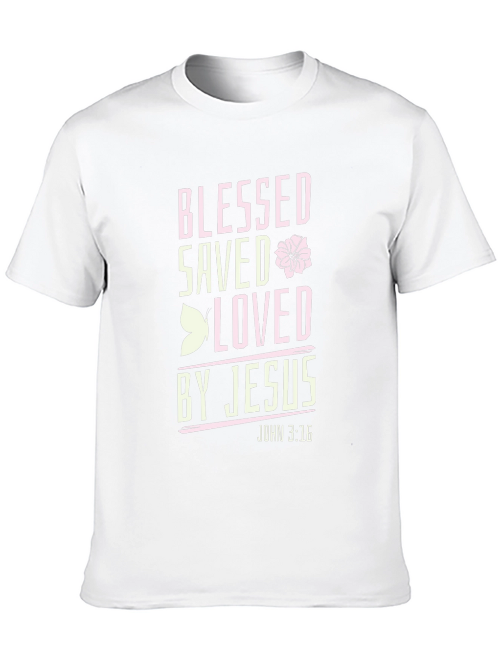Blessed Saved Loved by Jesus T-Shirt