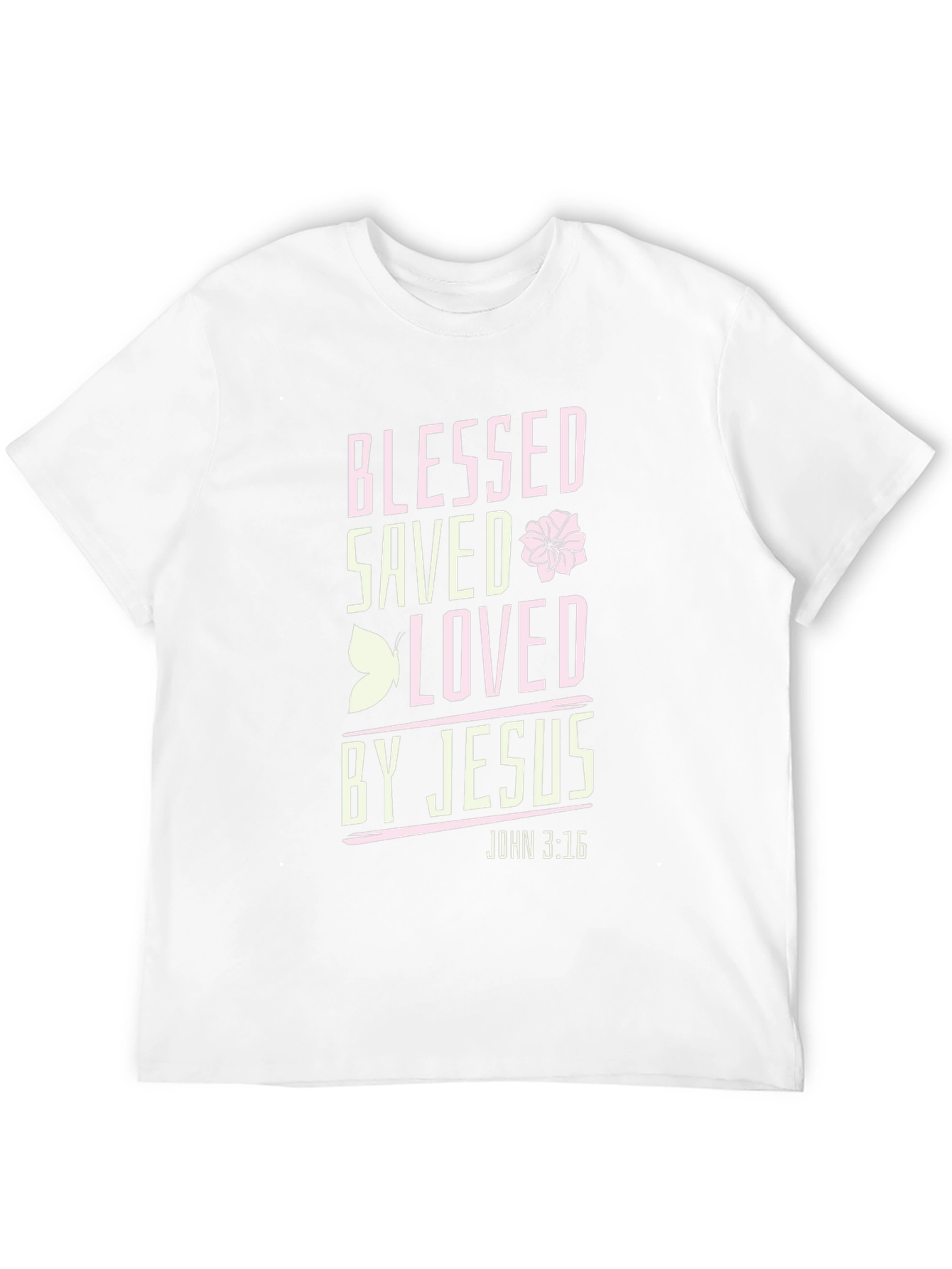 Blessed Saved Loved by Jesus T-Shirt