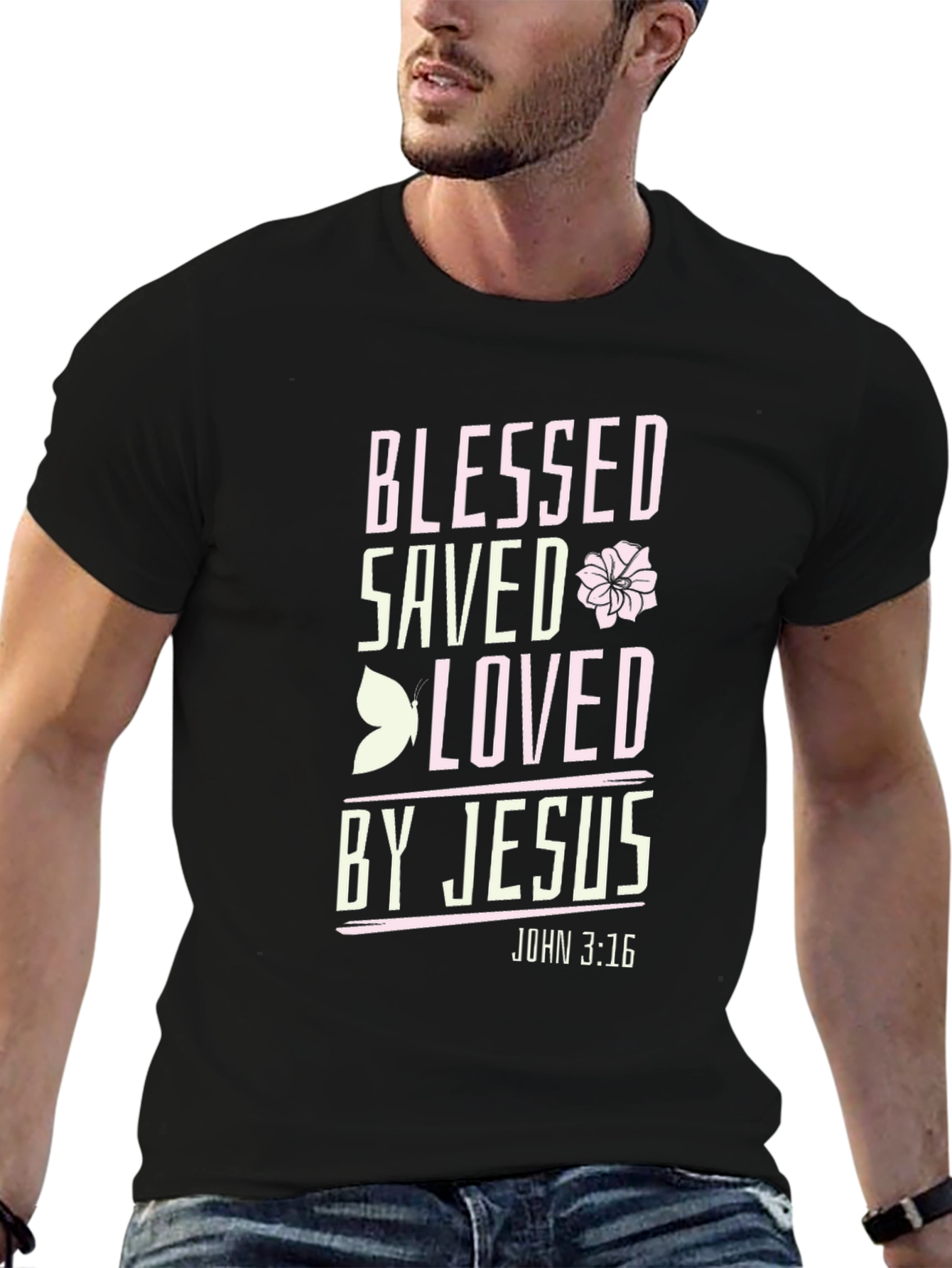 Blessed Saved Loved by Jesus T-Shirt