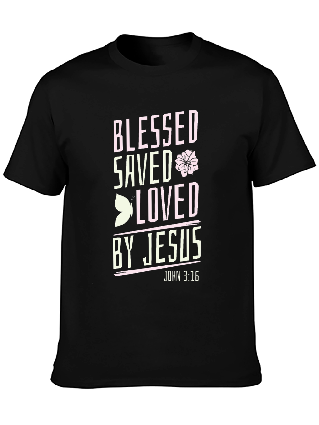 Blessed Saved Loved by Jesus T-Shirt